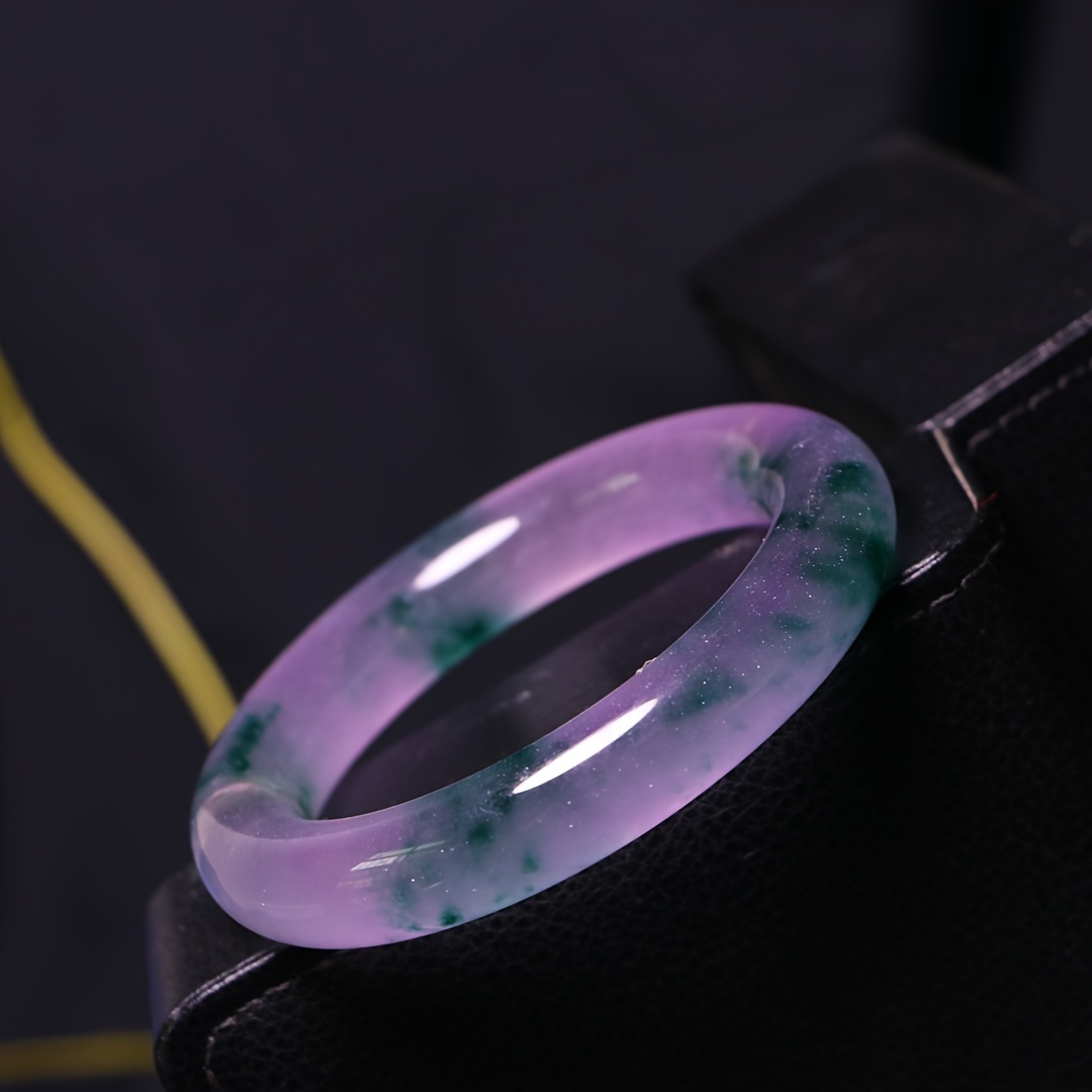 Icy Purple Floating Flower Bracelet, Quartzite Design